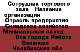 Сотрудник торгового зала › Название организации ­ Team PRO 24 › Отрасль предприятия ­ Складское хозяйство › Минимальный оклад ­ 30 000 - Все города Работа » Вакансии   . Челябинская обл.,Копейск г.